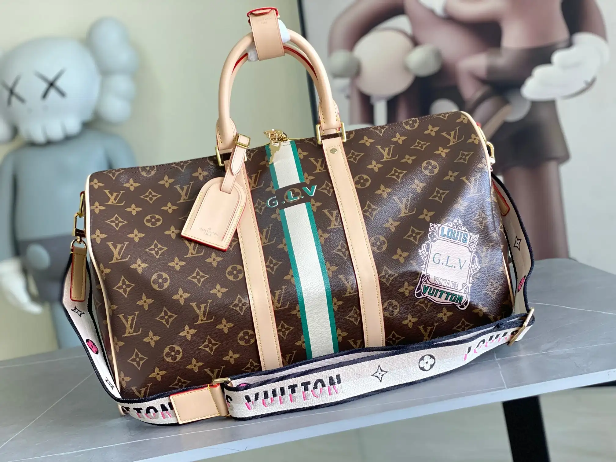 Louis Vuitton Monogram Canvas Keepall Tote Bag product photo from LabelPicks
