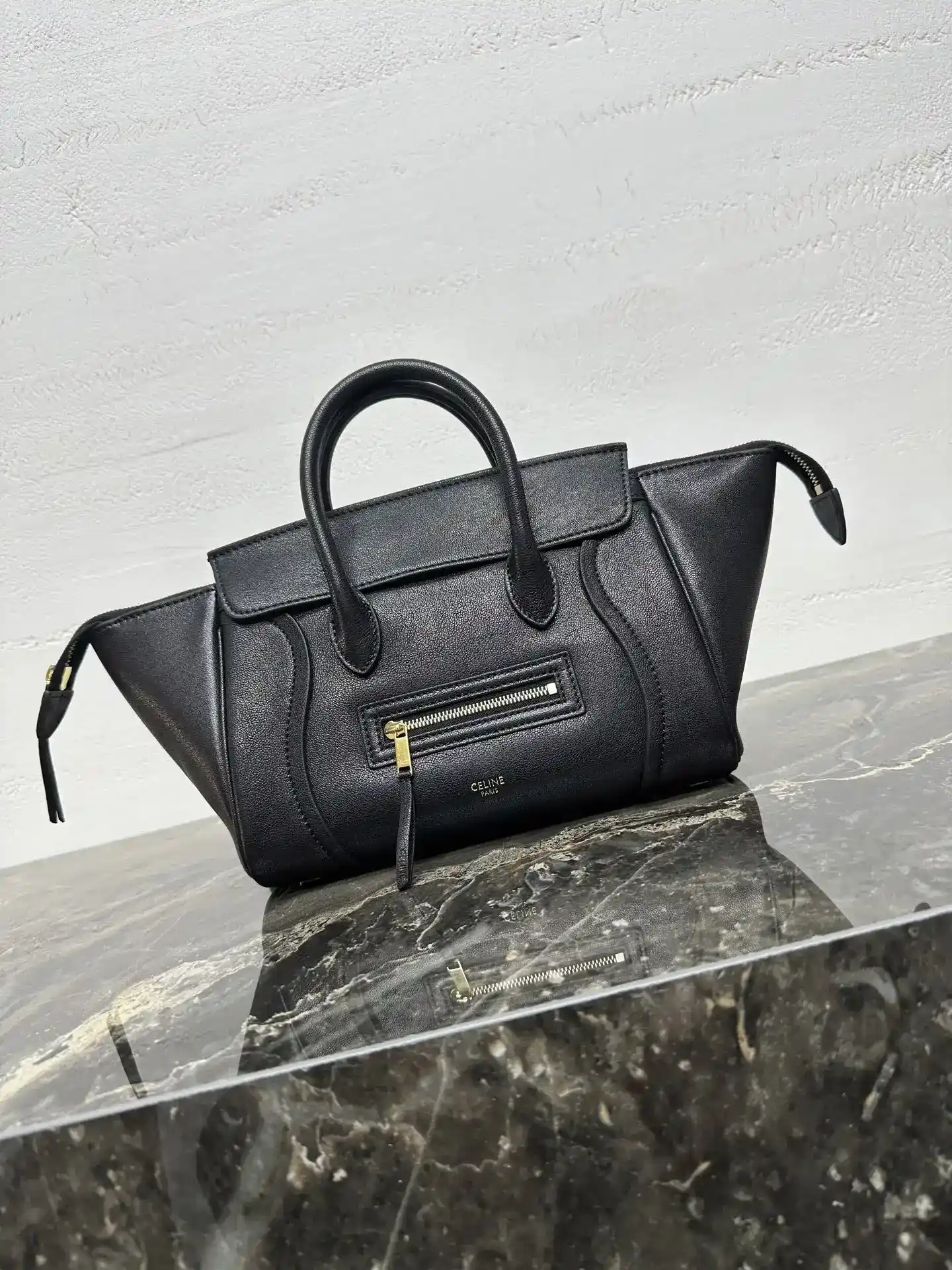 Celine Luggage Lambskin Top Handle Bag product photo from LabelPicks