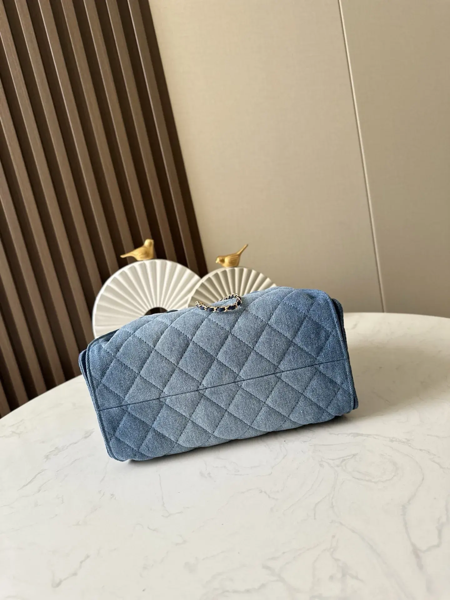 Chanel Blue Quilted Leather Hobo Bag product photo from LabelPicks