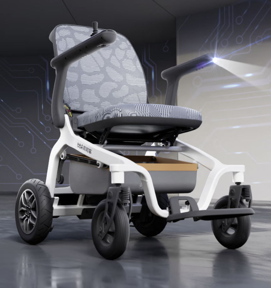 Foldable Electric Wheelchair E30 Mobility with Storage Basket 25Km rang 8 Degrees Climbing - GreshamTech
