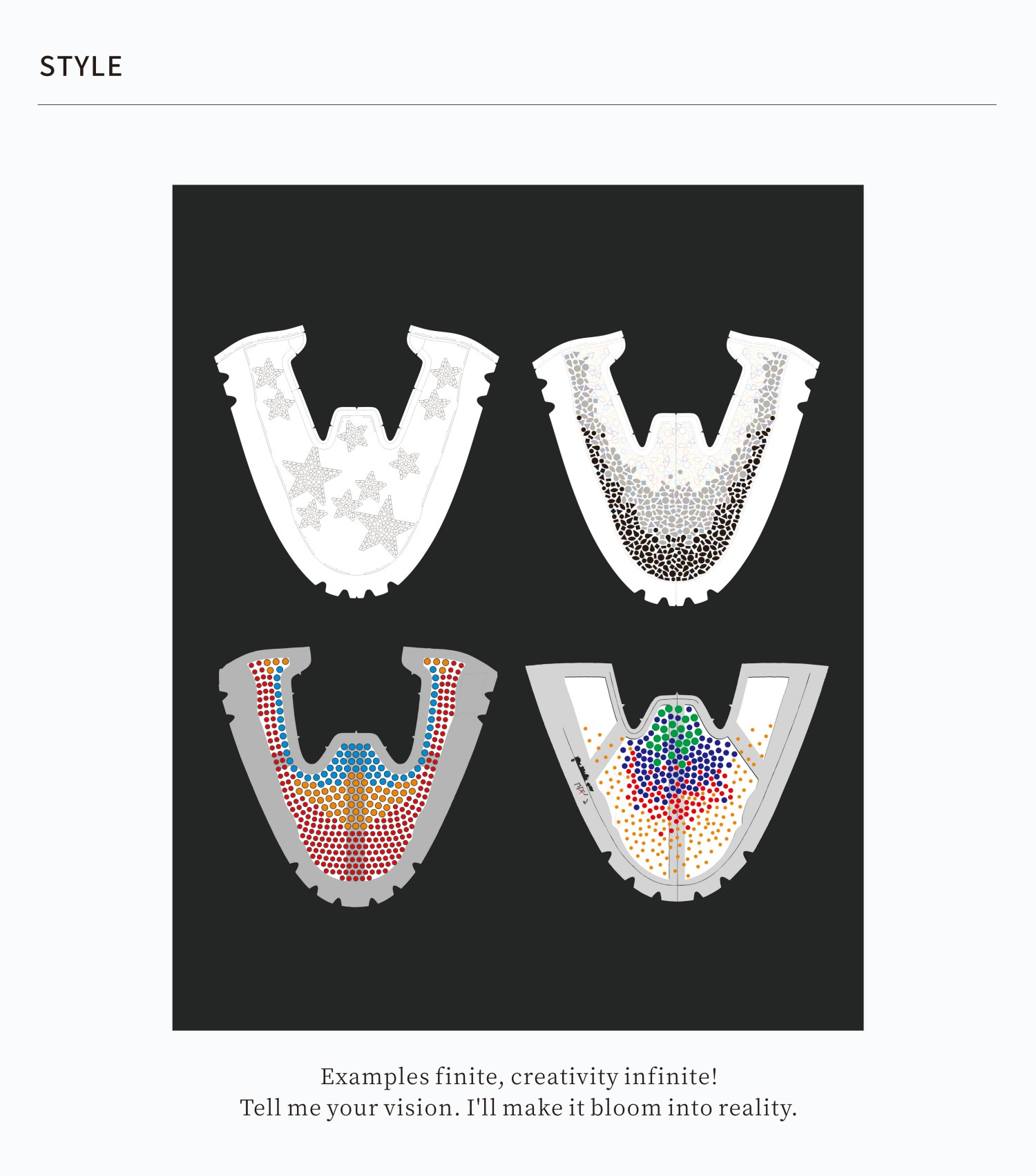 Rhinestone Pattern Process 3