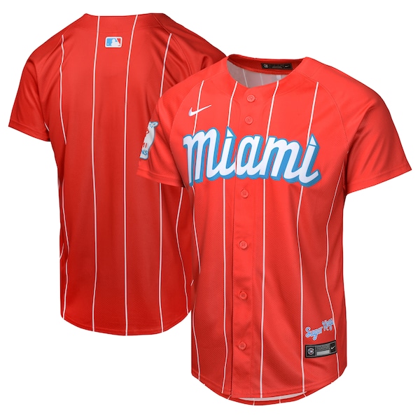 Miami Marlins Nike Youth City Connect Limited Jersey - Red