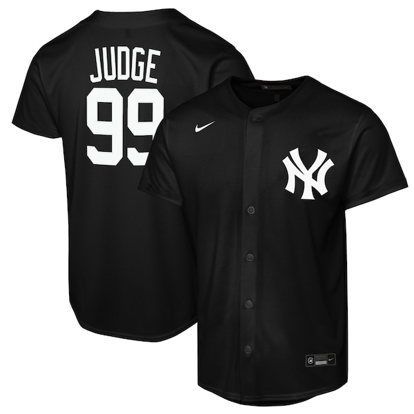 Aaron Judge New York Yankees Nike  Youth Lights Out Replica Player Jersey - Black