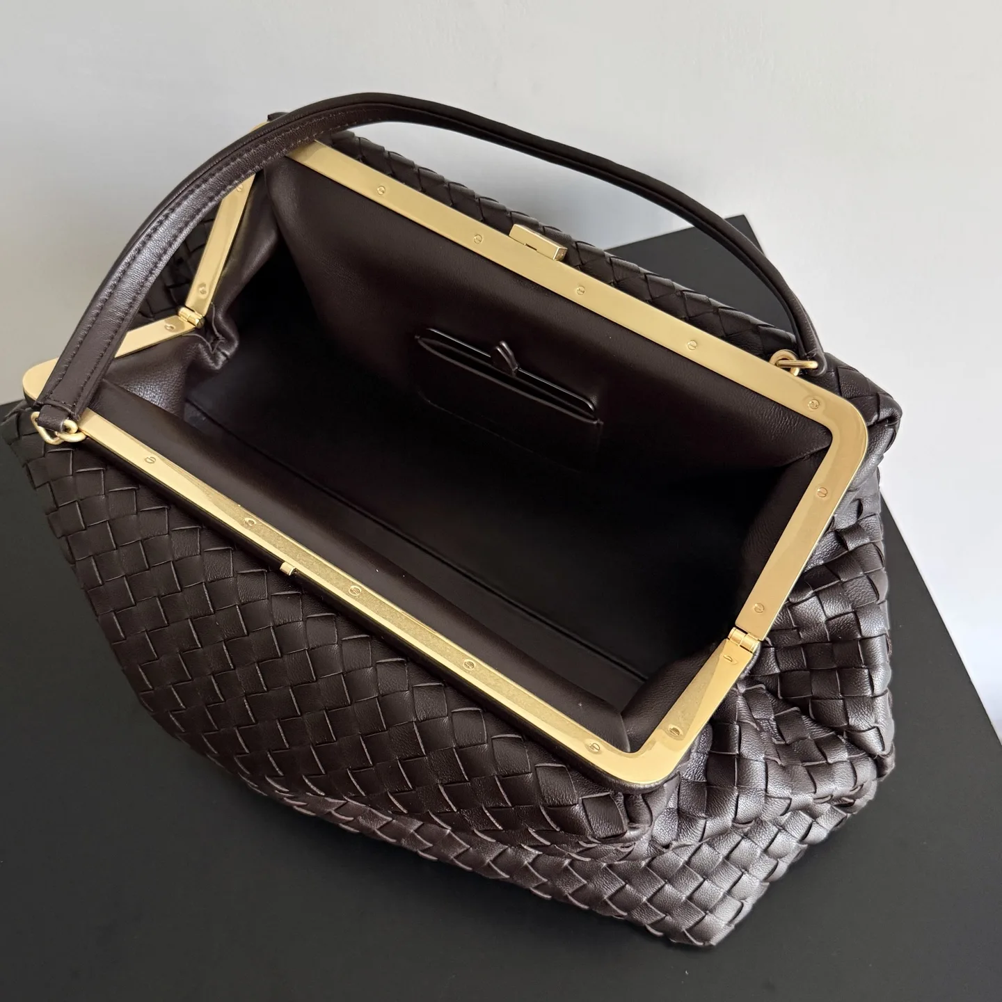 Bottega Veneta Lambskin Top Handle Bag product photo from LabelPicks