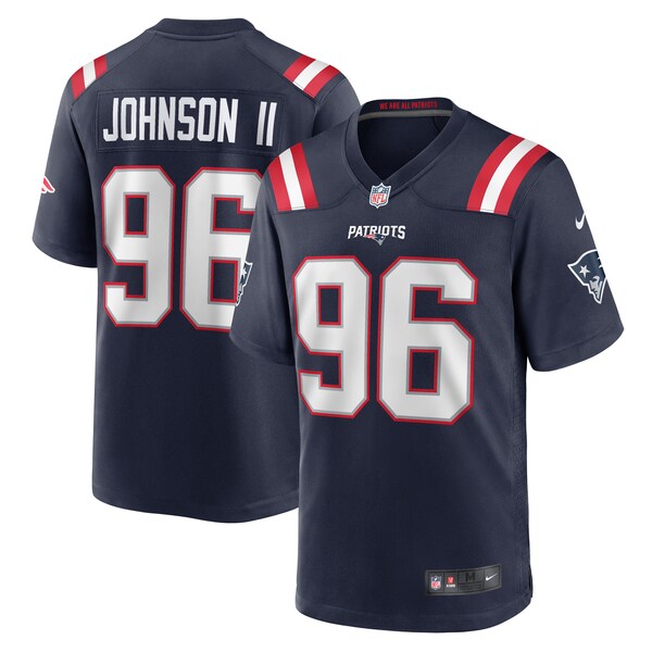 Eric Johnson II New England Patriots Nike  Game Jersey -  Navy