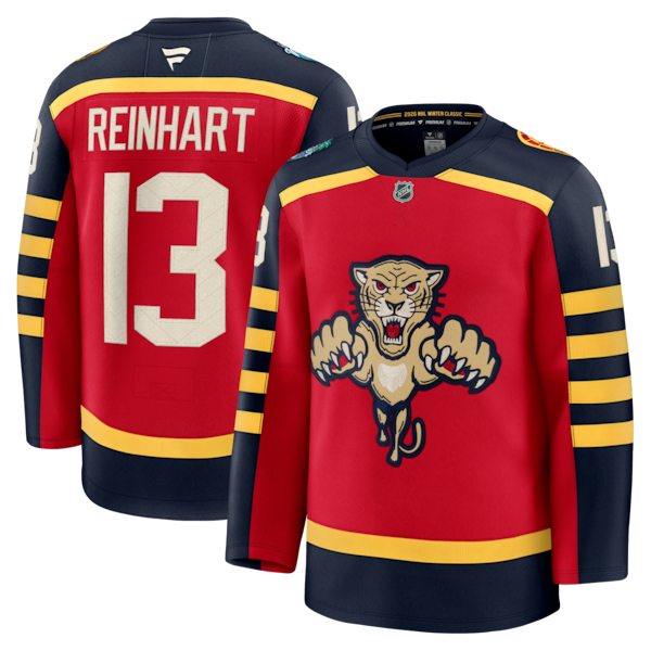Sam Reinhart Florida Panthers  2026 NHL Winter Classic Premium Jersey - Red