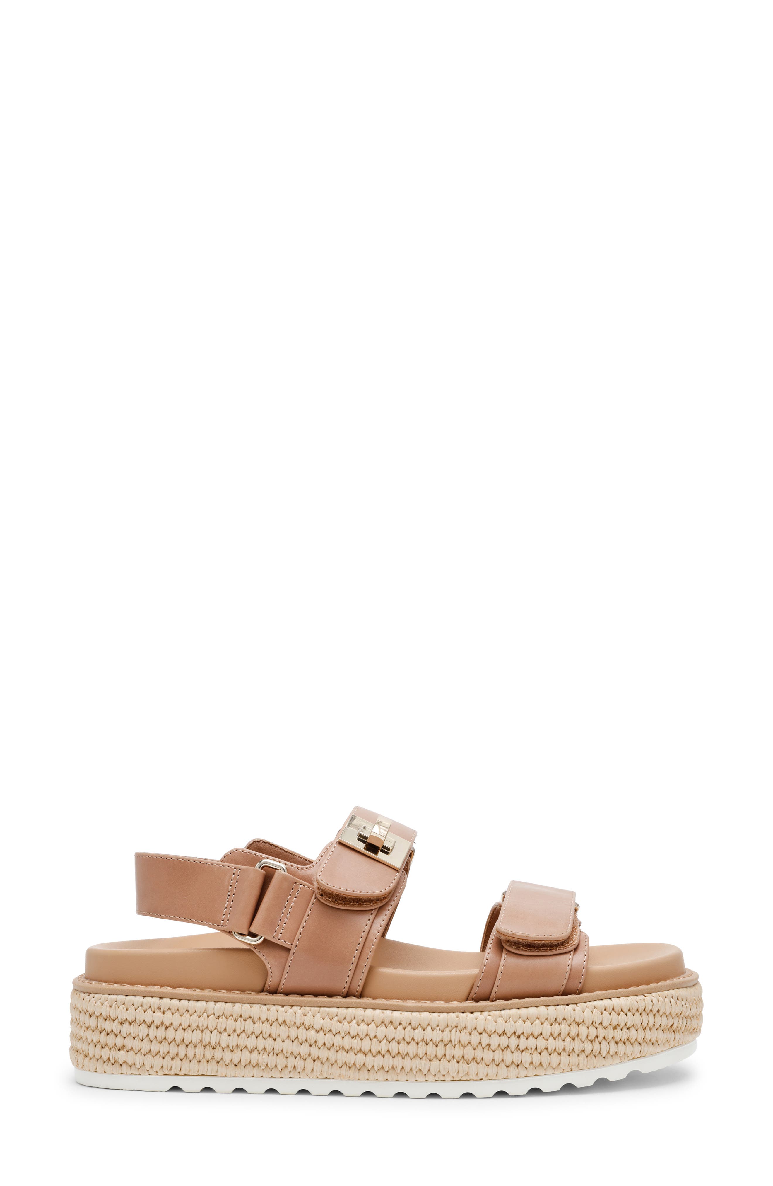Steve Madden Bigmona Raffia Platform Sandal