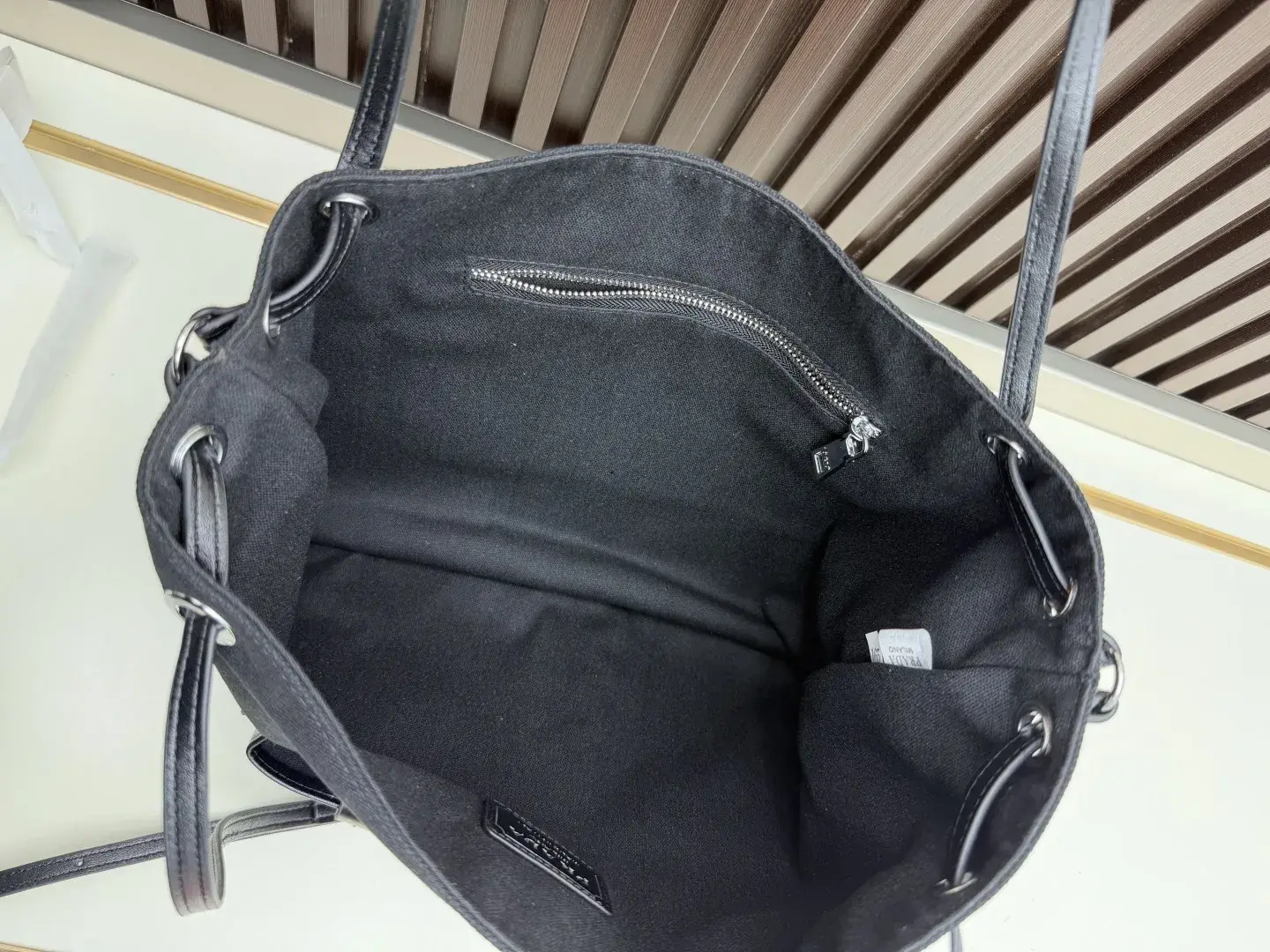 Prada Black Calfskin Tote Bag product photo from LabelPicks