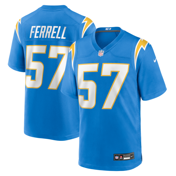 Clelin Ferrell Los Angeles Chargers Nike Team Game Jersey -  Powder Blue