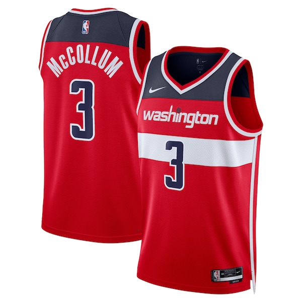 CJ McCollum Washington Wizards Nike Unisex Swingman Player Jersey - Icon Edition - Red