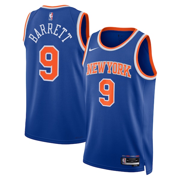 RJ Barrett New York Knicks Nike Unisex Swingman Jersey - Icon Edition - Blue