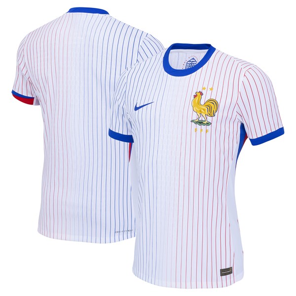 France National Team Nike 2024 Away Authentic Blank Jersey - White