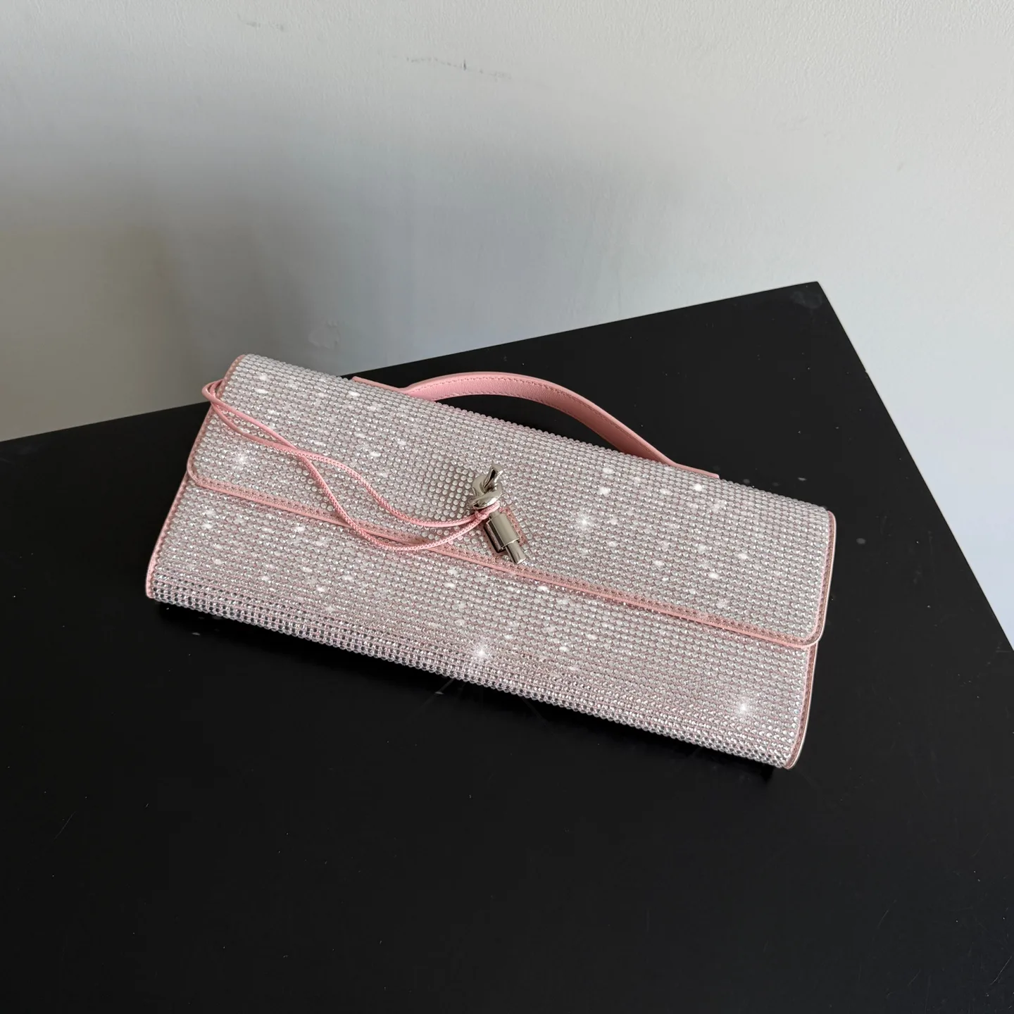 Bottega Veneta Lambskin Andiamo Evening Bag product photo from LabelPicks