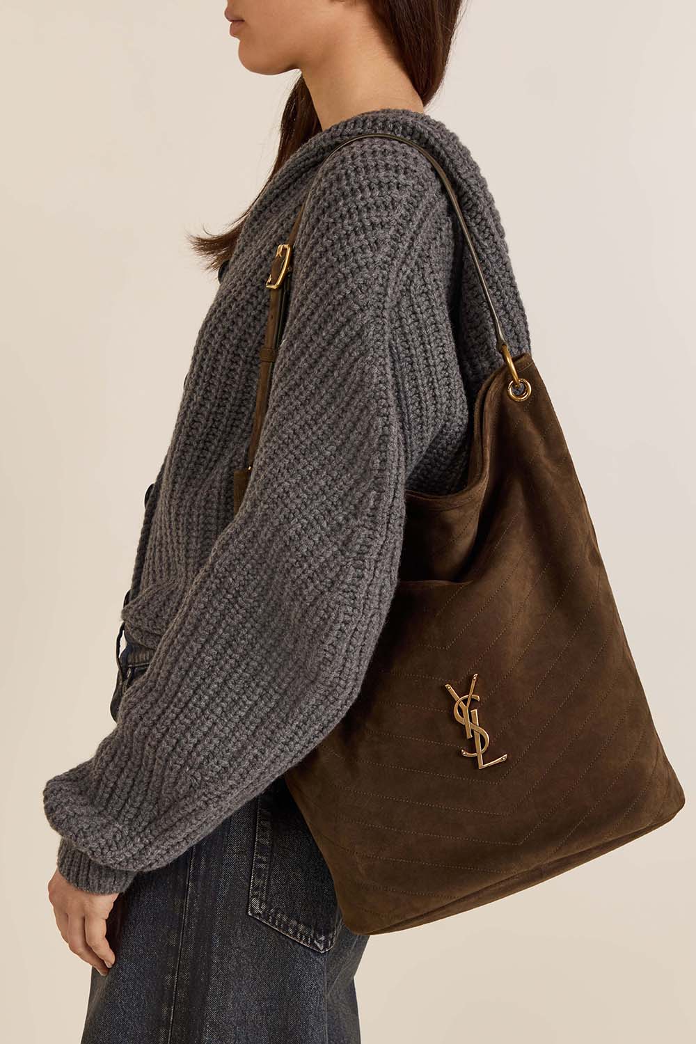 SAINT LAURENT תיק יד ניקי באקט