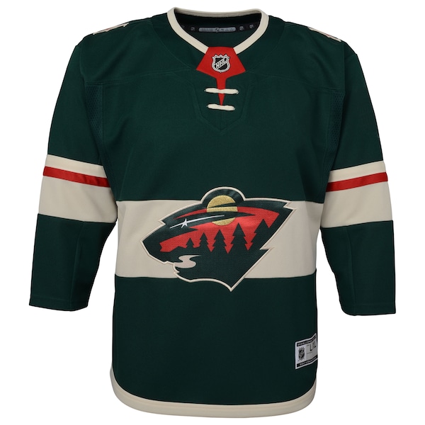 Minnesota Wild Youth Home Premier Blank Jersey - Green