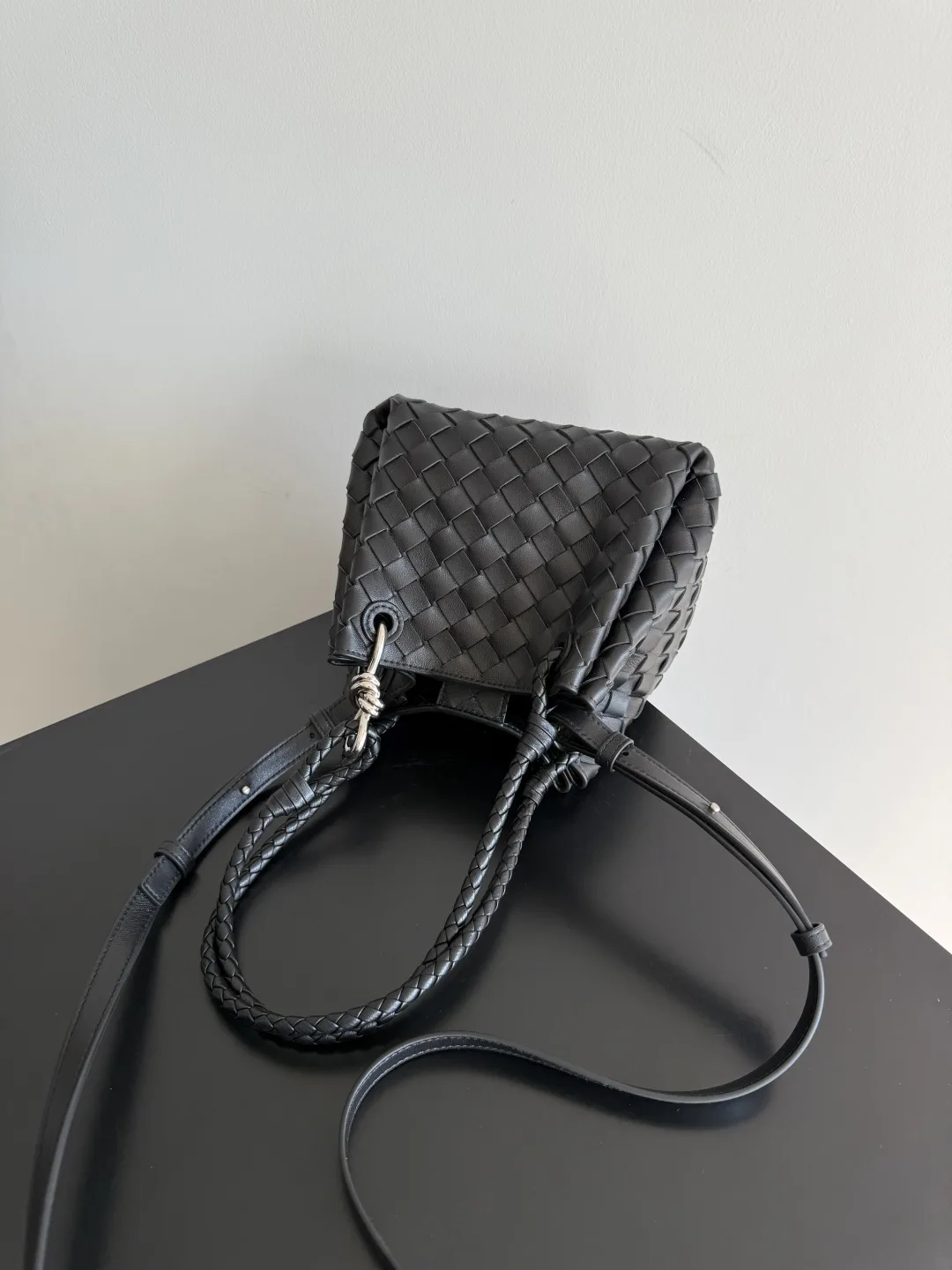 Bottega Veneta Pink Andiamo Top Handle Bag product photo from LabelPicks