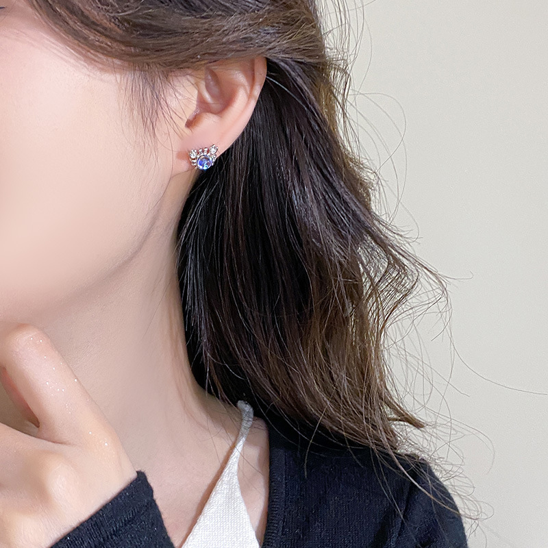 Moonstone fish tail earrings, sterling silver, summer style, trendy, Instagram-worthy, ocean-themed, mermaid earrings, jewelry