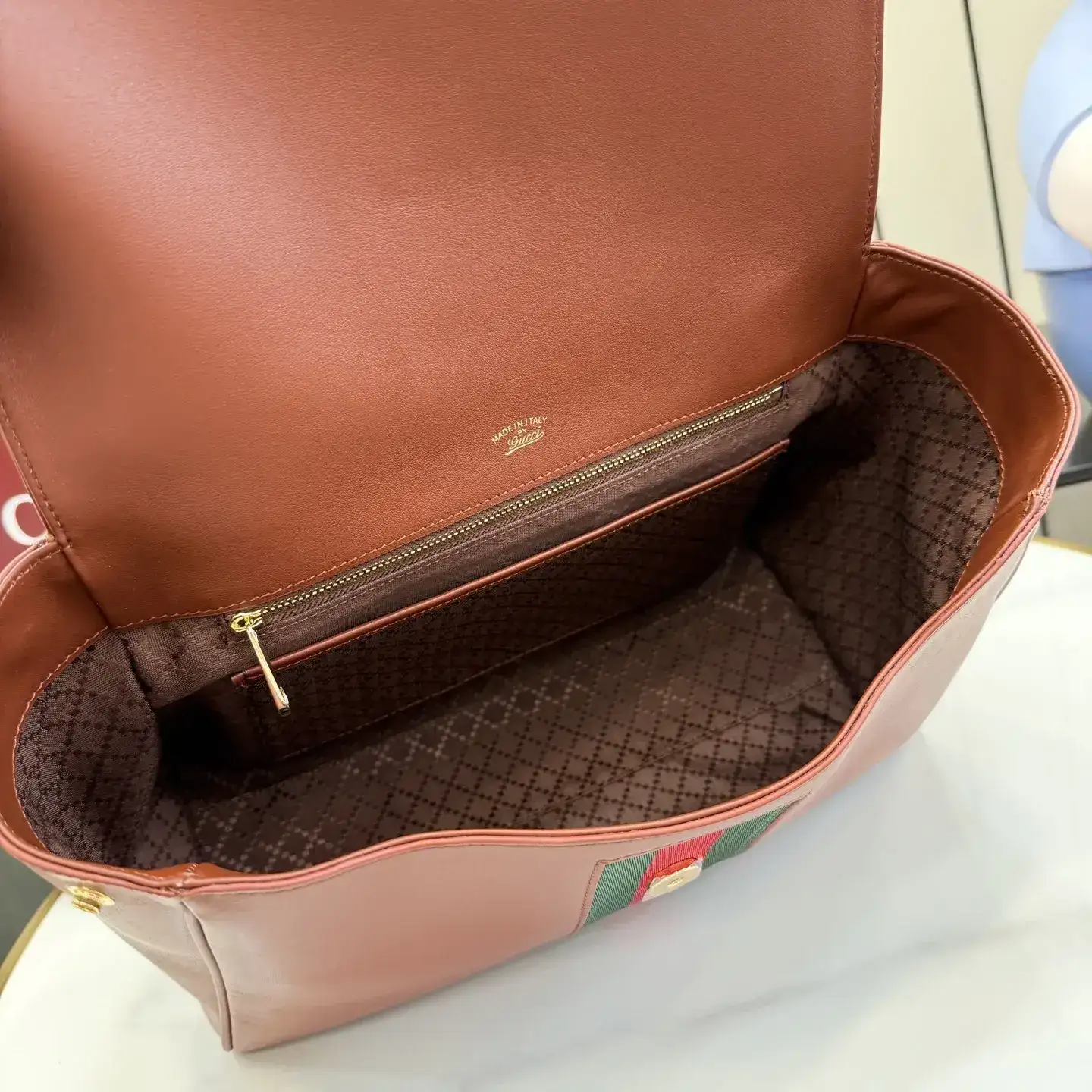 Gucci Generation Brown Quilted Leather Top Handle Bag product photo from LabelPicks