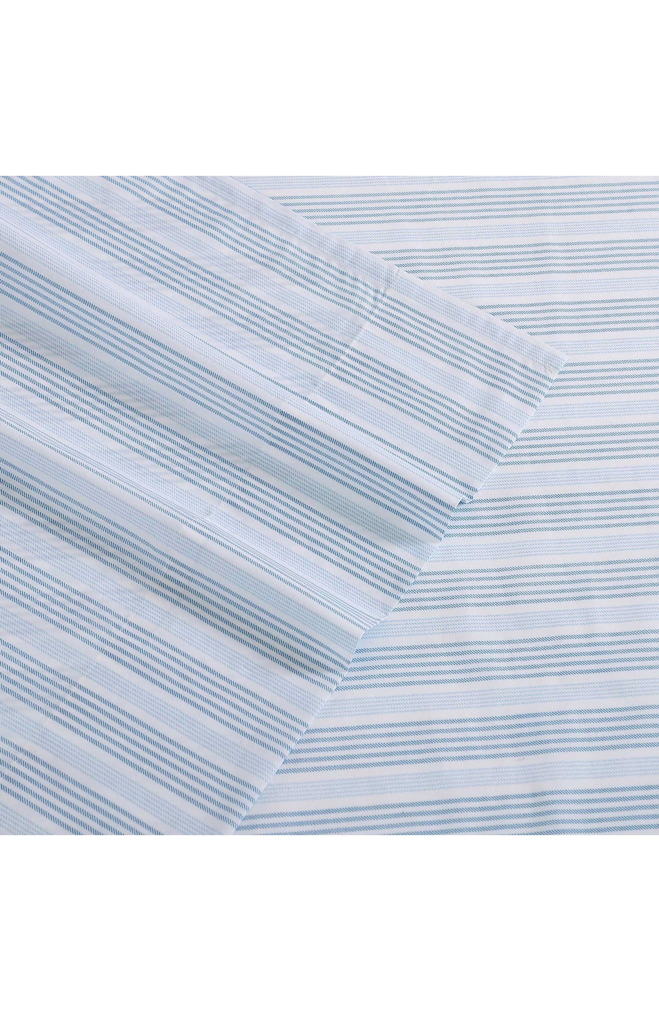 Nautica Tayleur Stripe 200 Thread Count Cotton Percale Sheet Set