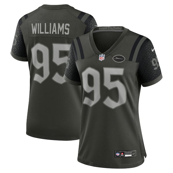 Quinnen Williams New York Jets Nike Women's 2025 Rivalries Collection Game Jersey - Gotham Green