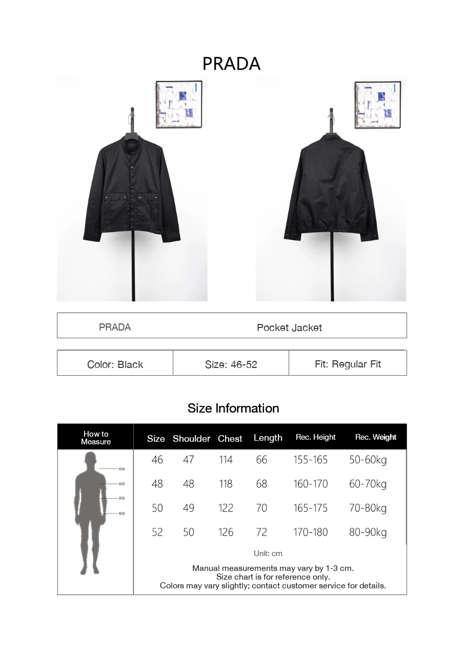 Prada Black Two-Pocket Triangle Logo Jacket product photo from LabelPicks
