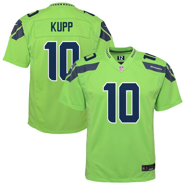 Cooper Kupp Seattle Seahawks Nike Youth Alternate Game Jersey - Neon Green/College Navy