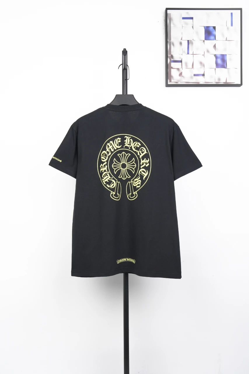 Chrome Hearts Black Yellow Sanskrit Pocket T-Shirt product photo from LabelPicks