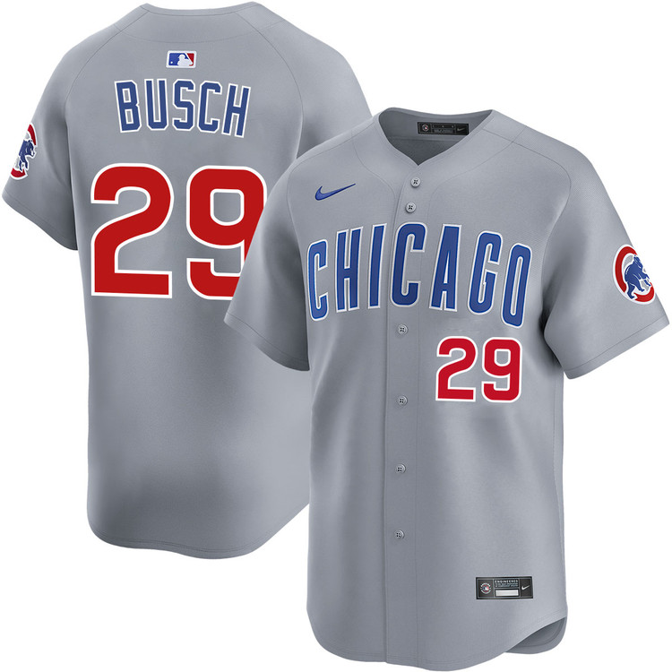 Michael Busch Chicago Cubs Road Limited Jersey by NIKE
