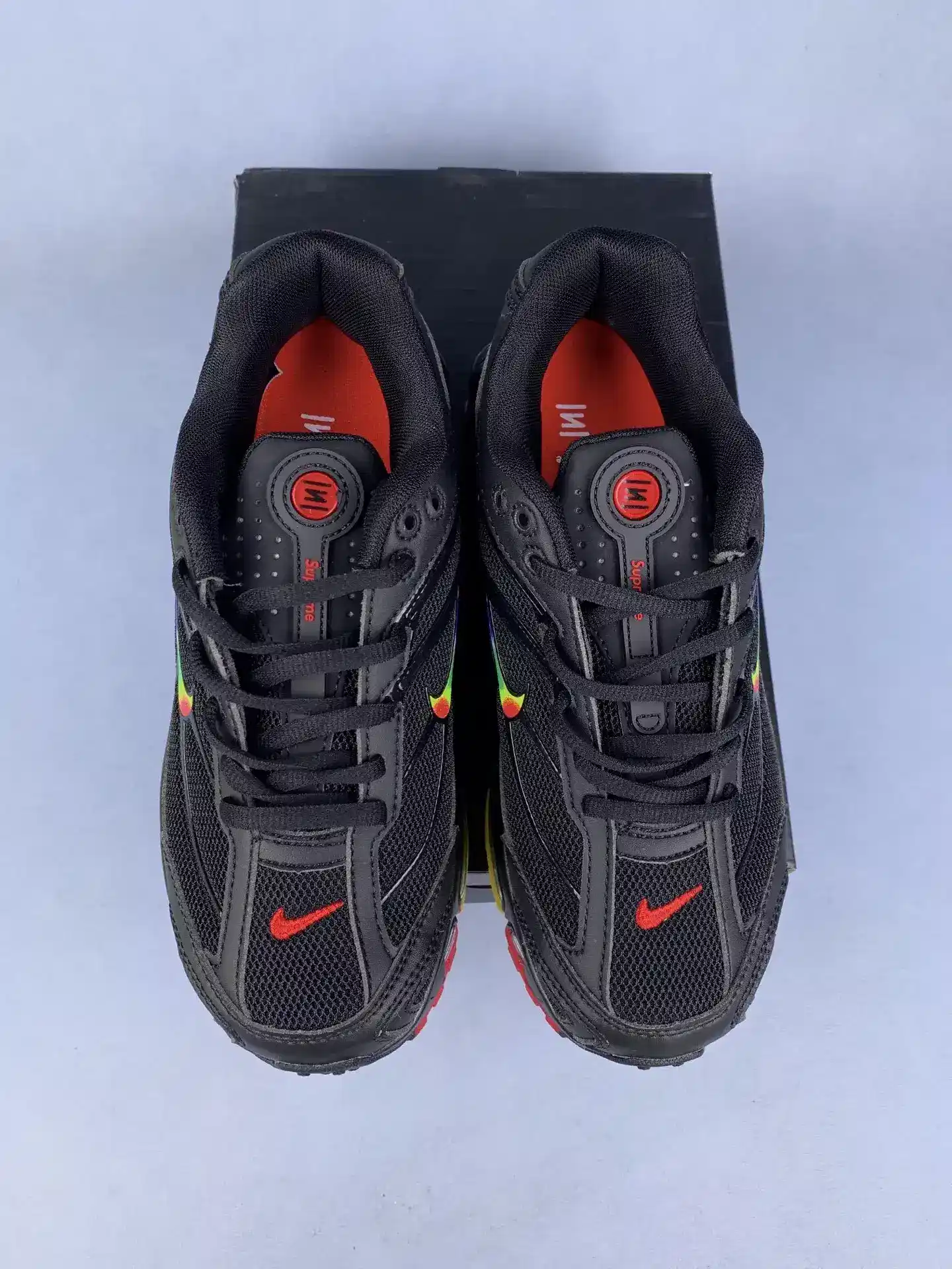 Supreme x Nike Shox Ride 2 SP 'Black/Various Colours' Shoes product photo from LabelPicks