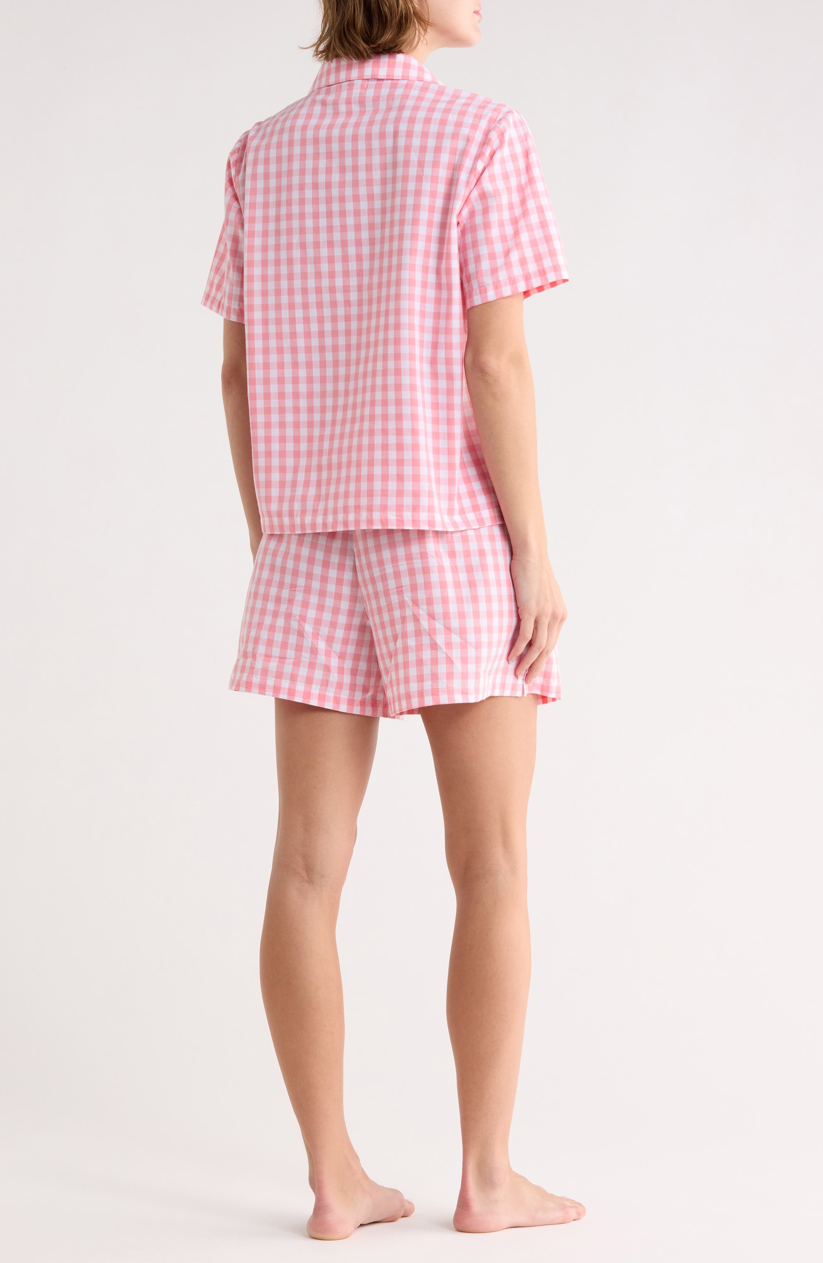 NORDSTROM RACK Cotton Short Sleeve Shirt & Shorts Pajamas