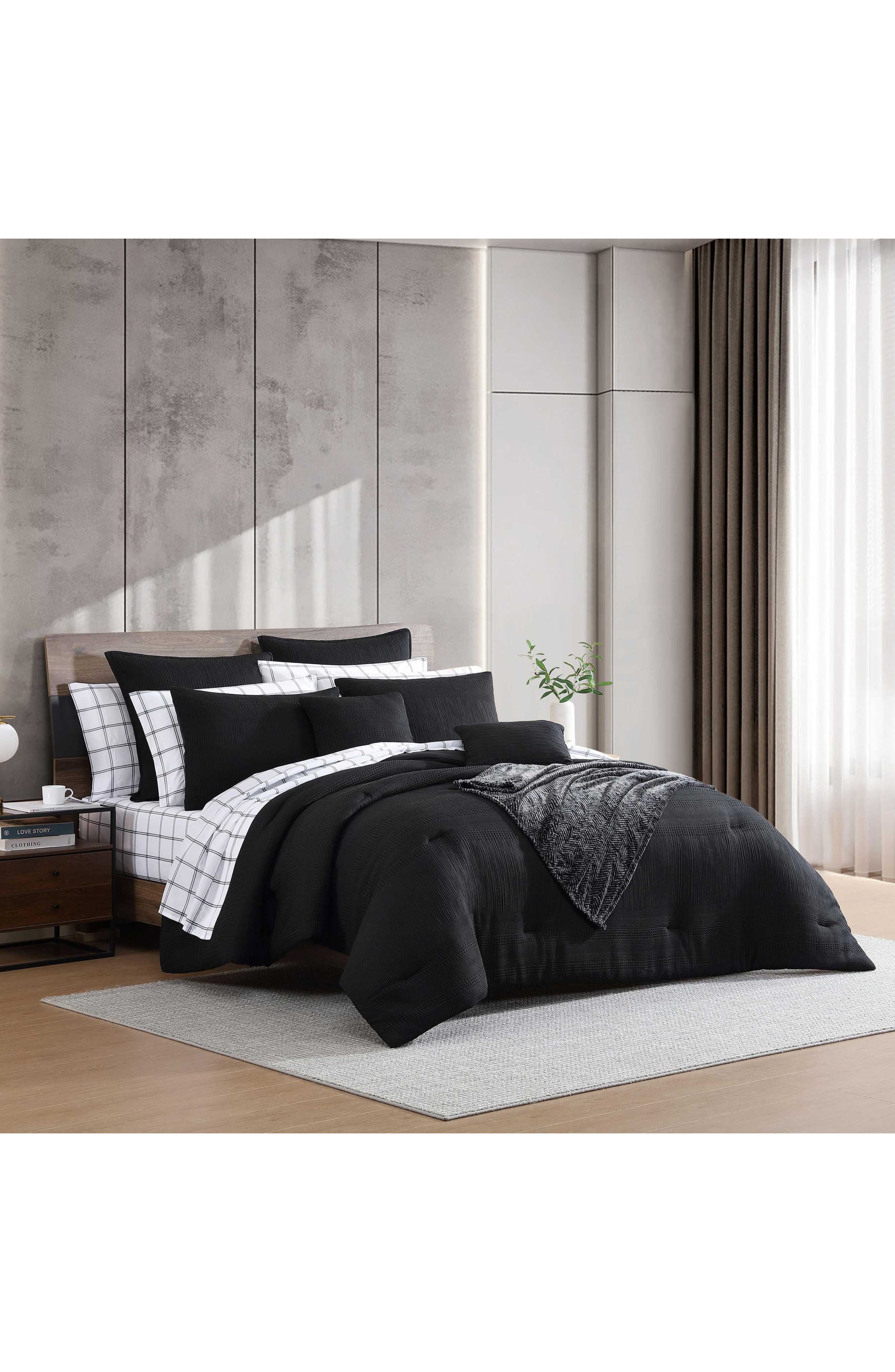 Kenneth Cole Reversible Variegated Waffle 14-Piece Comforter Set
