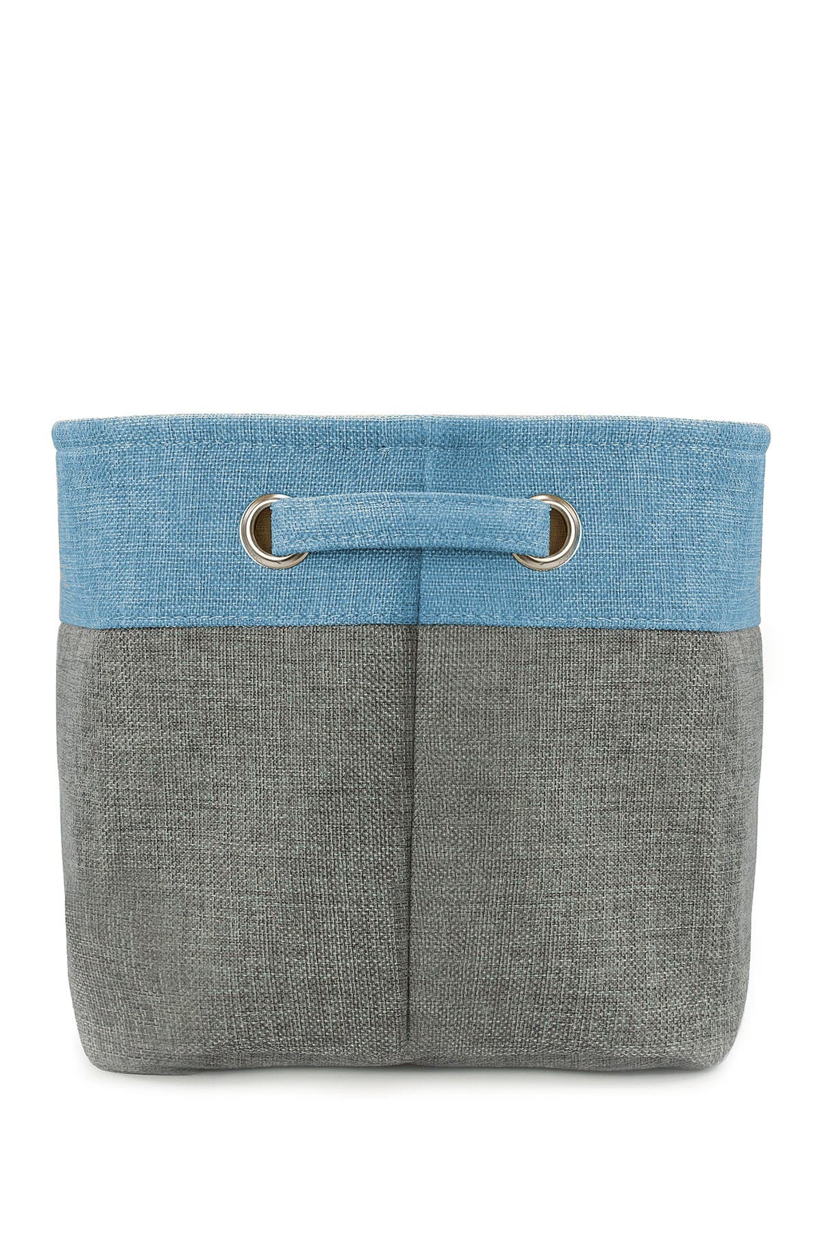 SORBUS Aqua Twill Storage Basket - Set of 3