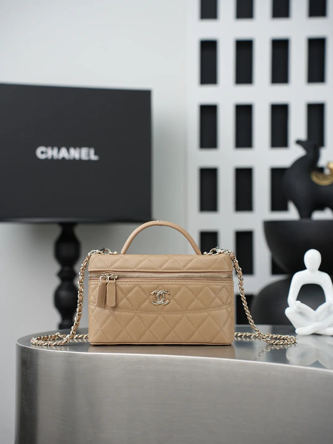 Chanel Quilted Leather Top Handle Bag product photo from LabelPicks