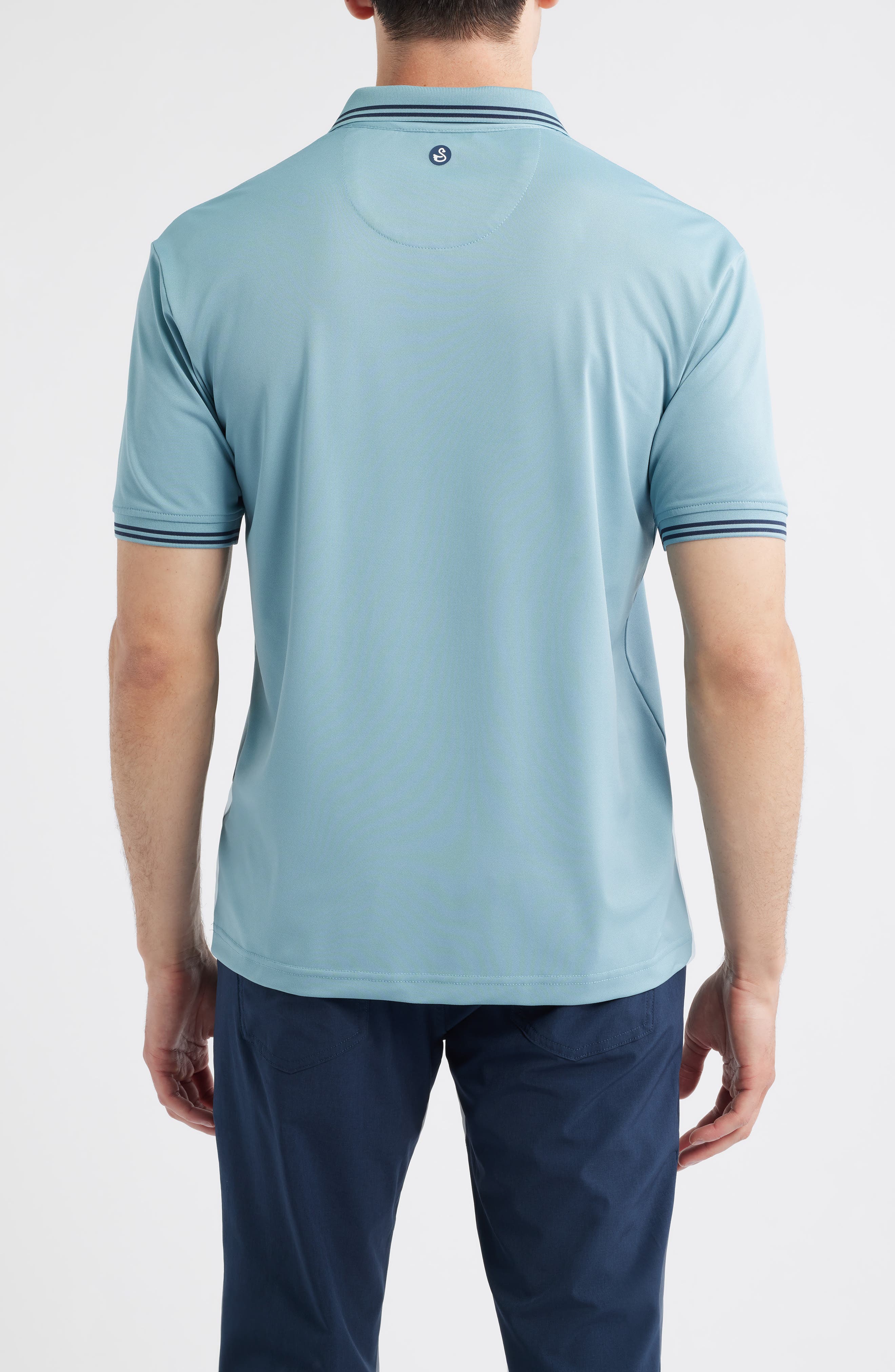 Swannies Thatcher Tipped Performance Polo