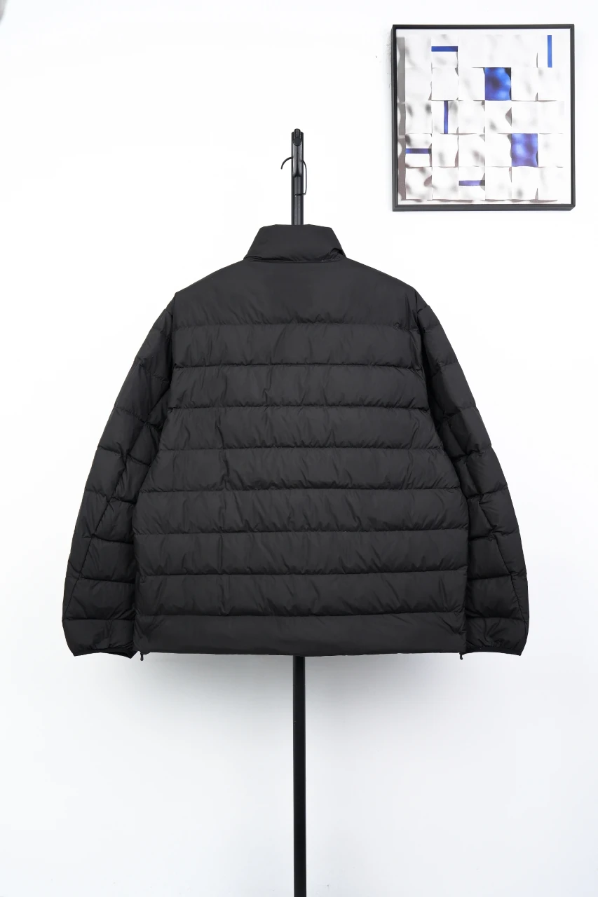 Ralph Lauren Black Pony Embroidered Stand Collar Quilted Down Jacket product photo from LabelPicks