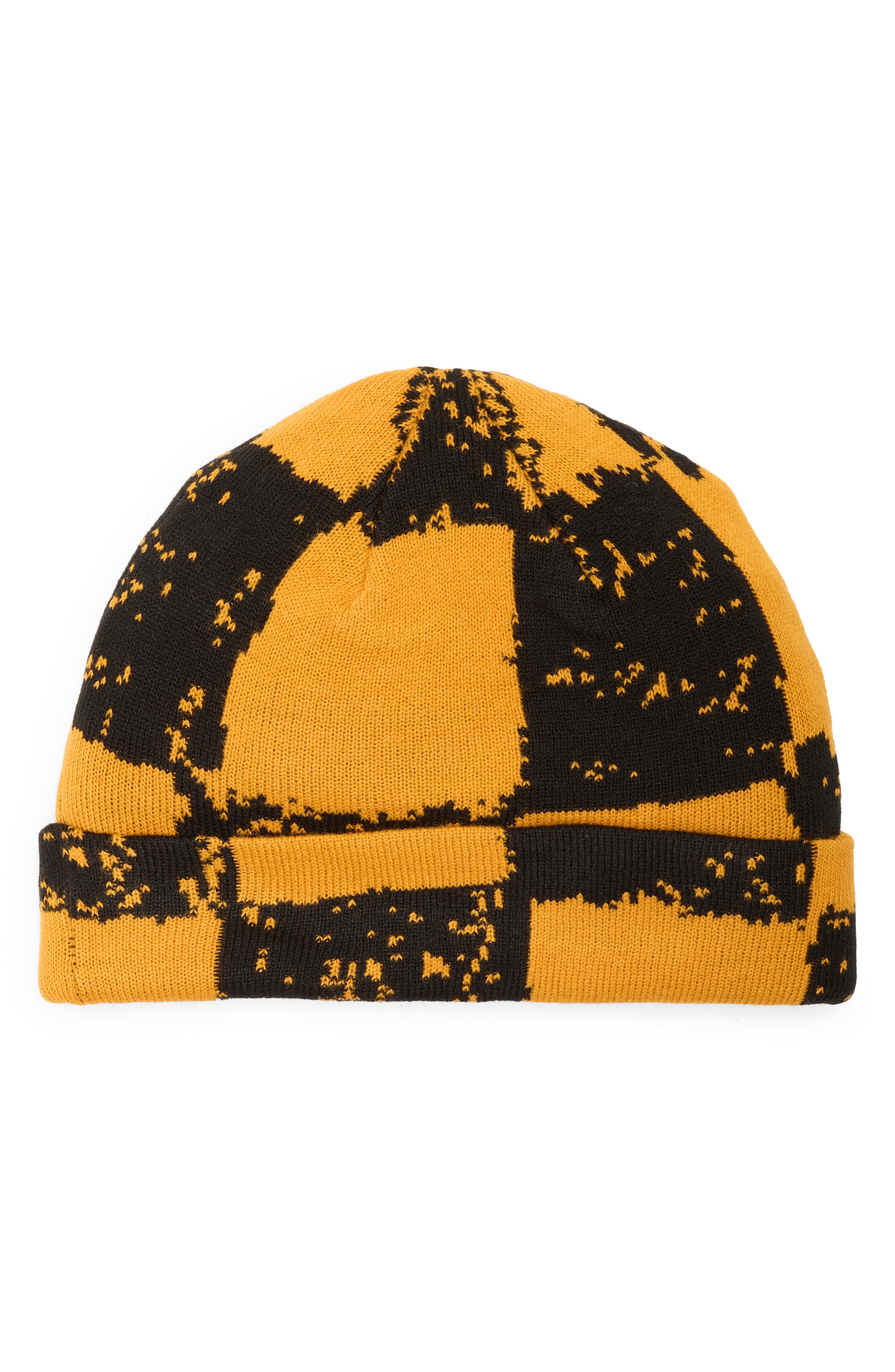 DIET STARTS MONDAY Checkered Beanie