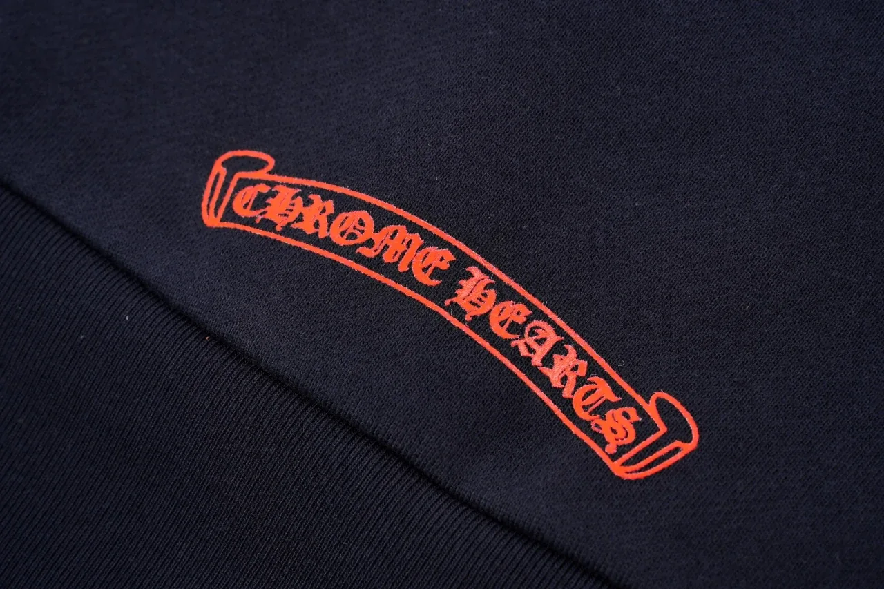 Chrome Hearts Navy Red Sanskrit Scroll Hoodie product photo from LabelPicks
