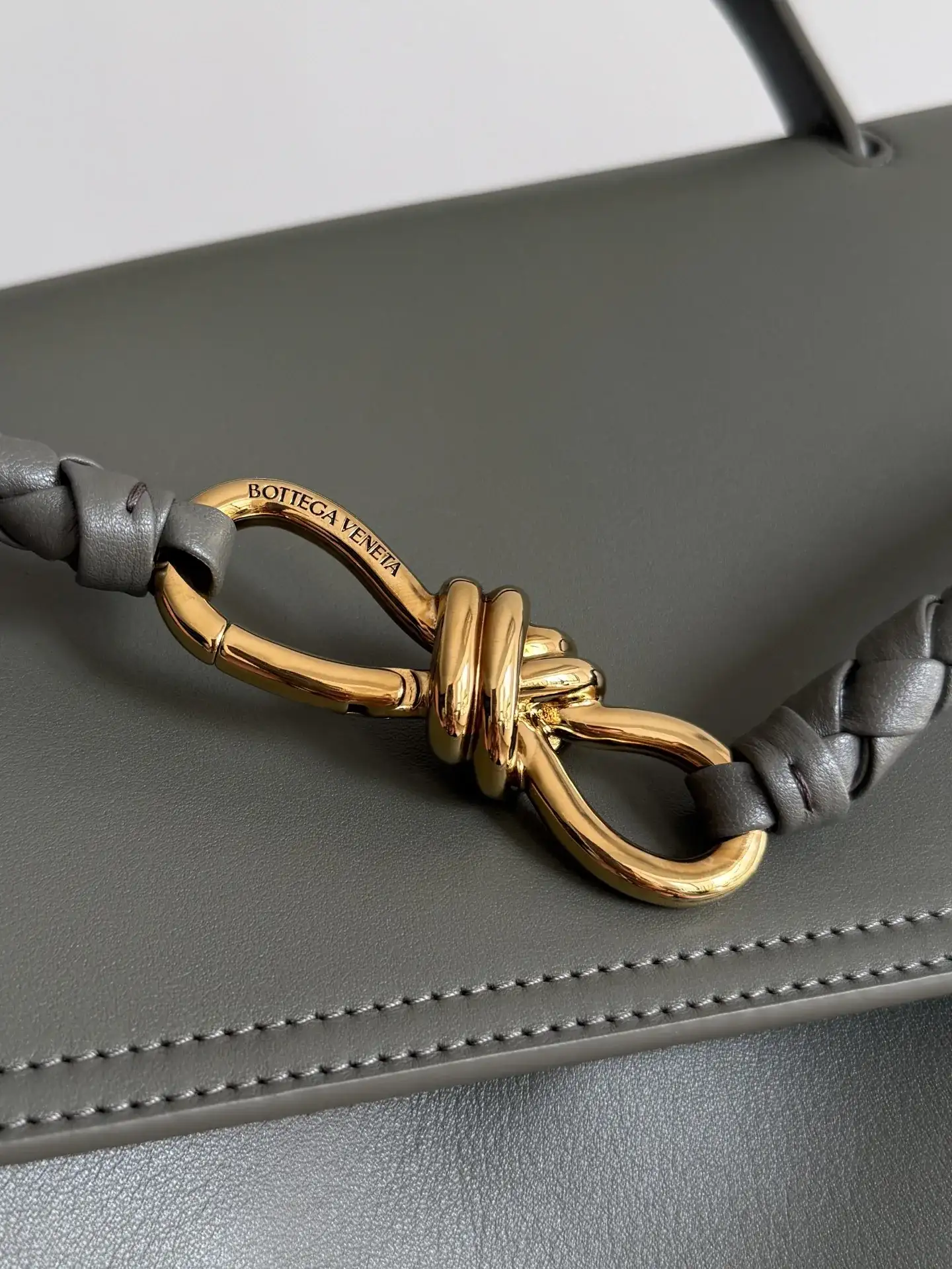 Bottega Veneta Intrecciato Woven Leather Knot Shoulder Bag product photo from LabelPicks