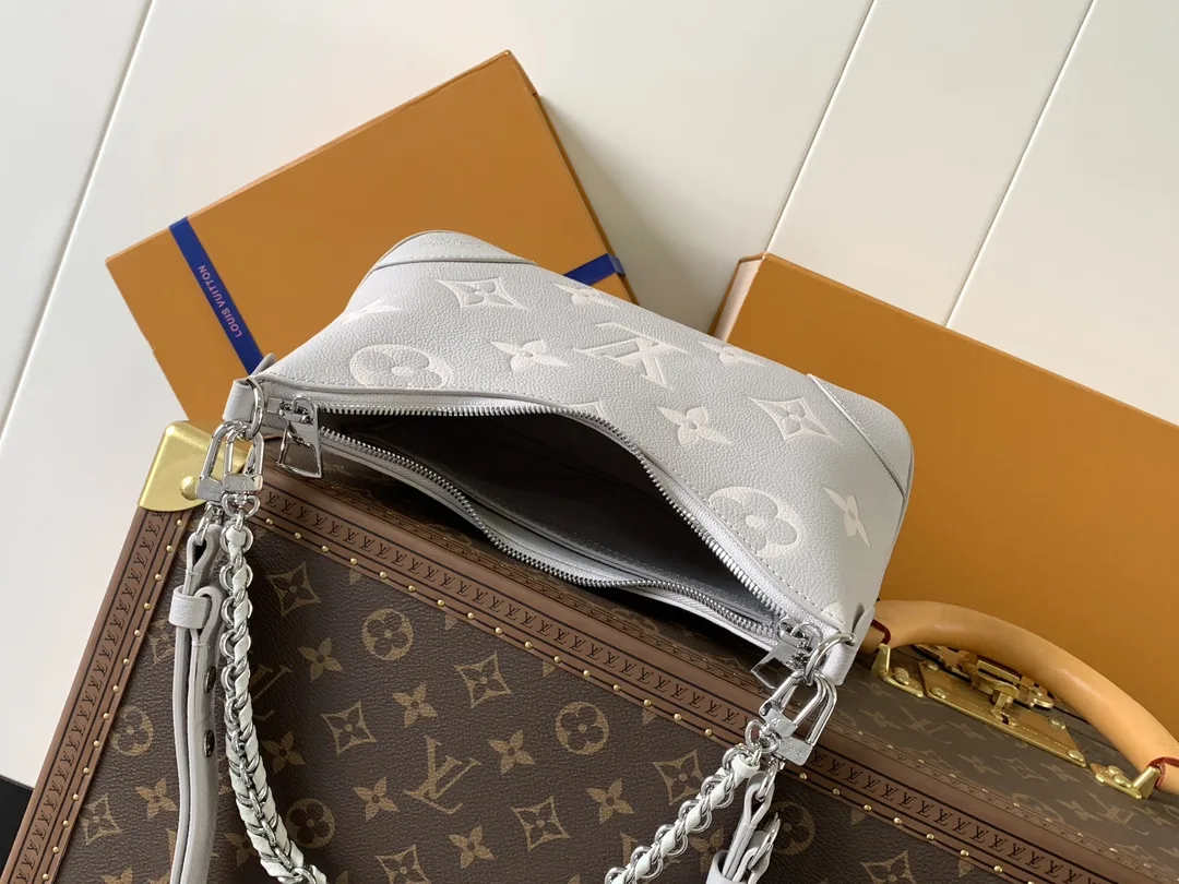 Louis Vuitton Black Grained Leather Hobo Bag product photo from LabelPicks