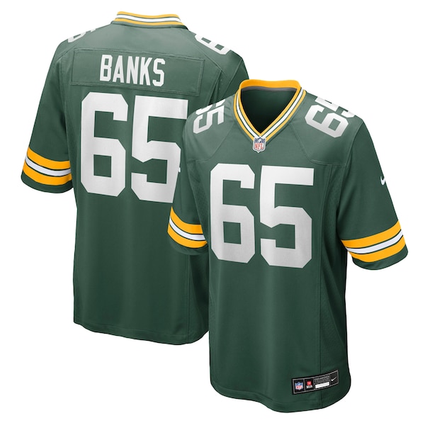Aaron Banks Green Bay Packers Nike Team Game Jersey -  Green