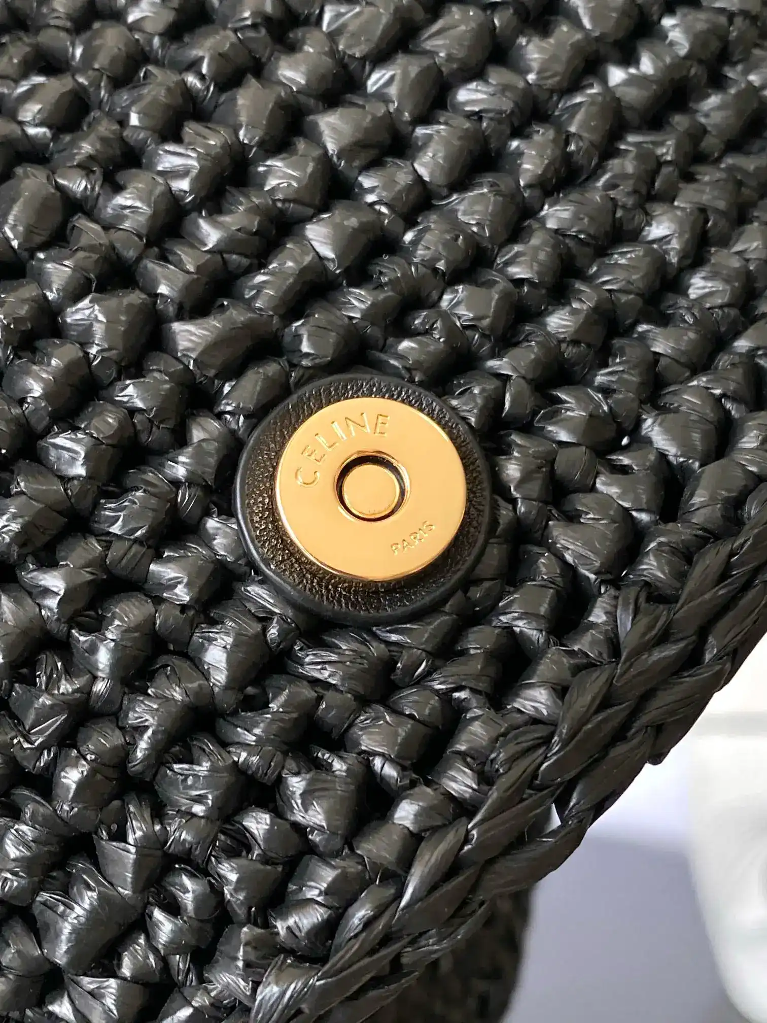 Celine Straw Woven Triomphe Crossbody Bag product photo from LabelPicks