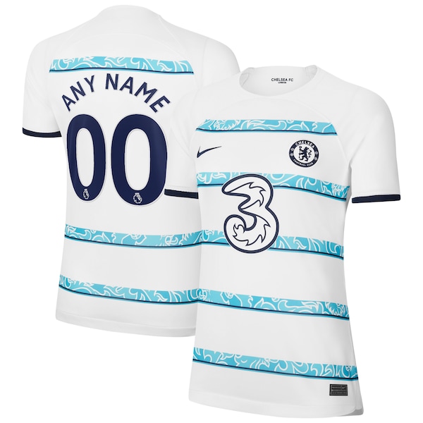 Chelsea Nike Women's 2022/23 Away Breathe Stadium Custom Replica Jersey - White