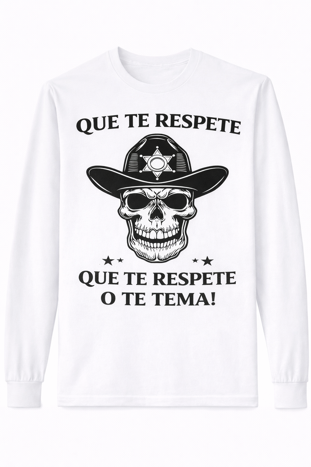 Remera “Respeto o Miedo” – Calle y Calavera