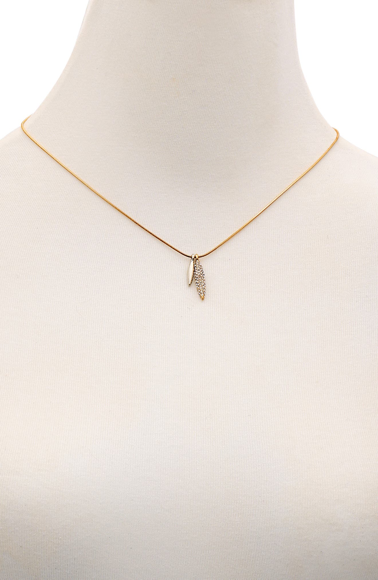 Vince Camuto Two-Tone Pendant Necklace