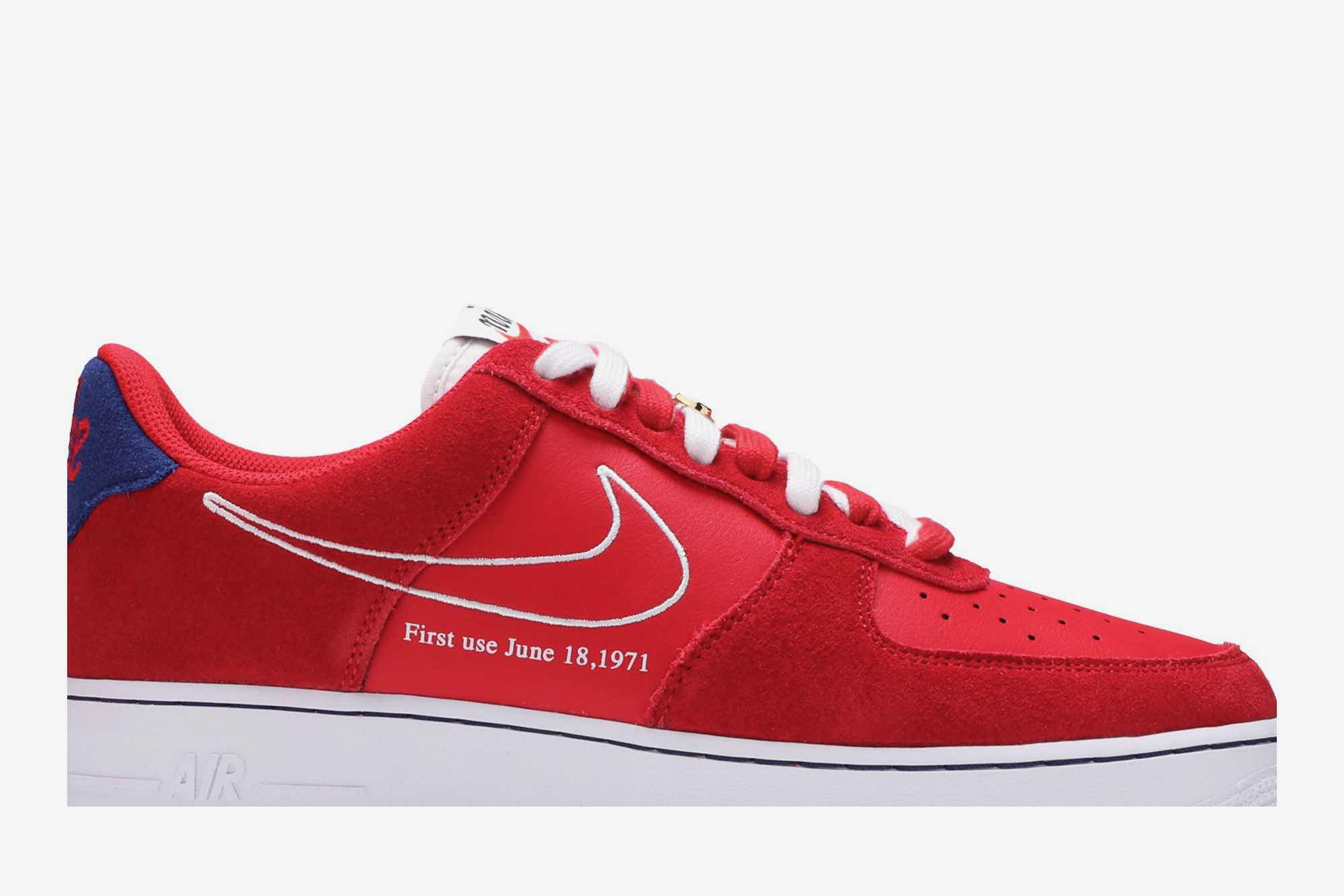 Nike Air Force 1 ’07 LV8 ‘First Use – University Red’ DB3597-600