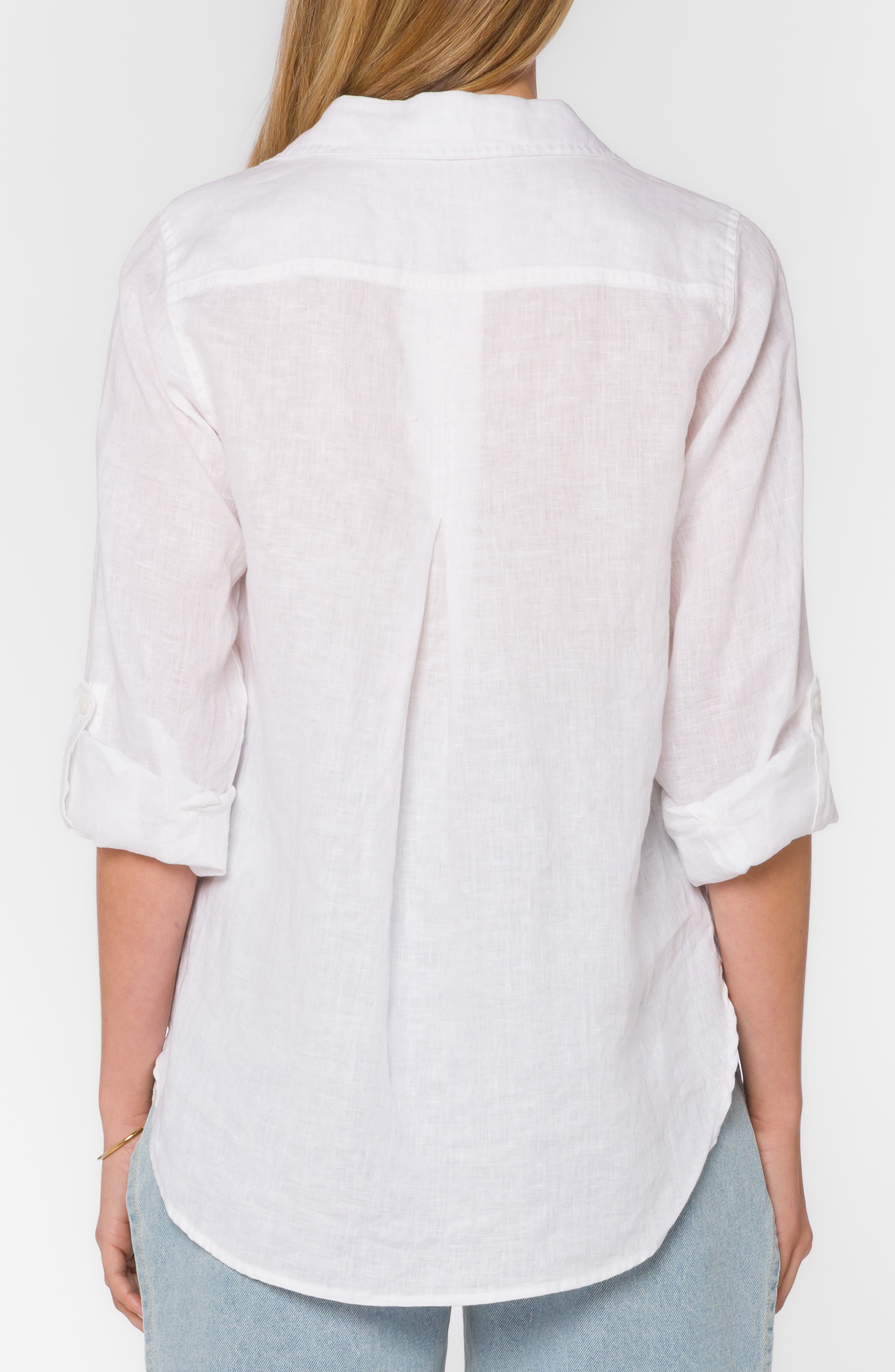 VELVET HEART Elisa Linen Button-Up Shirt