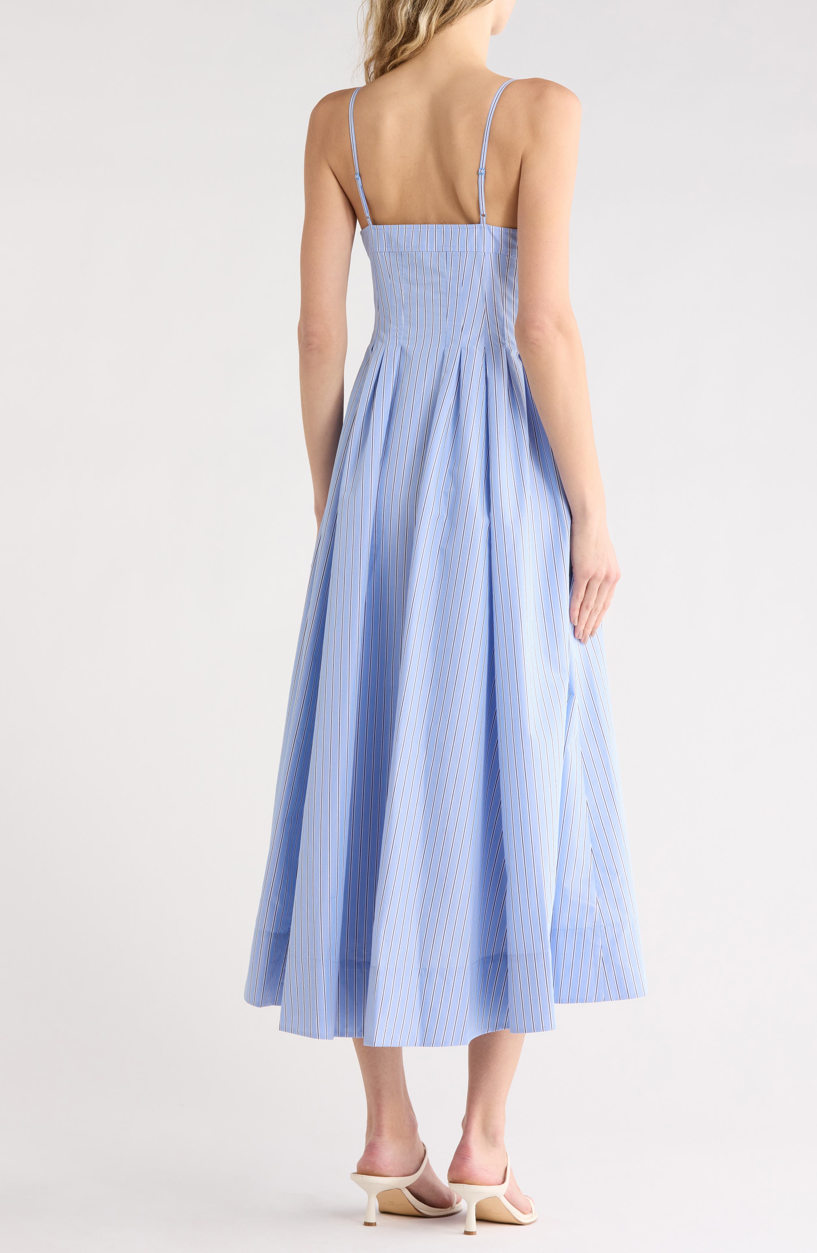 Simkhai Kittiya Sweetheart Fit & Flare Dress