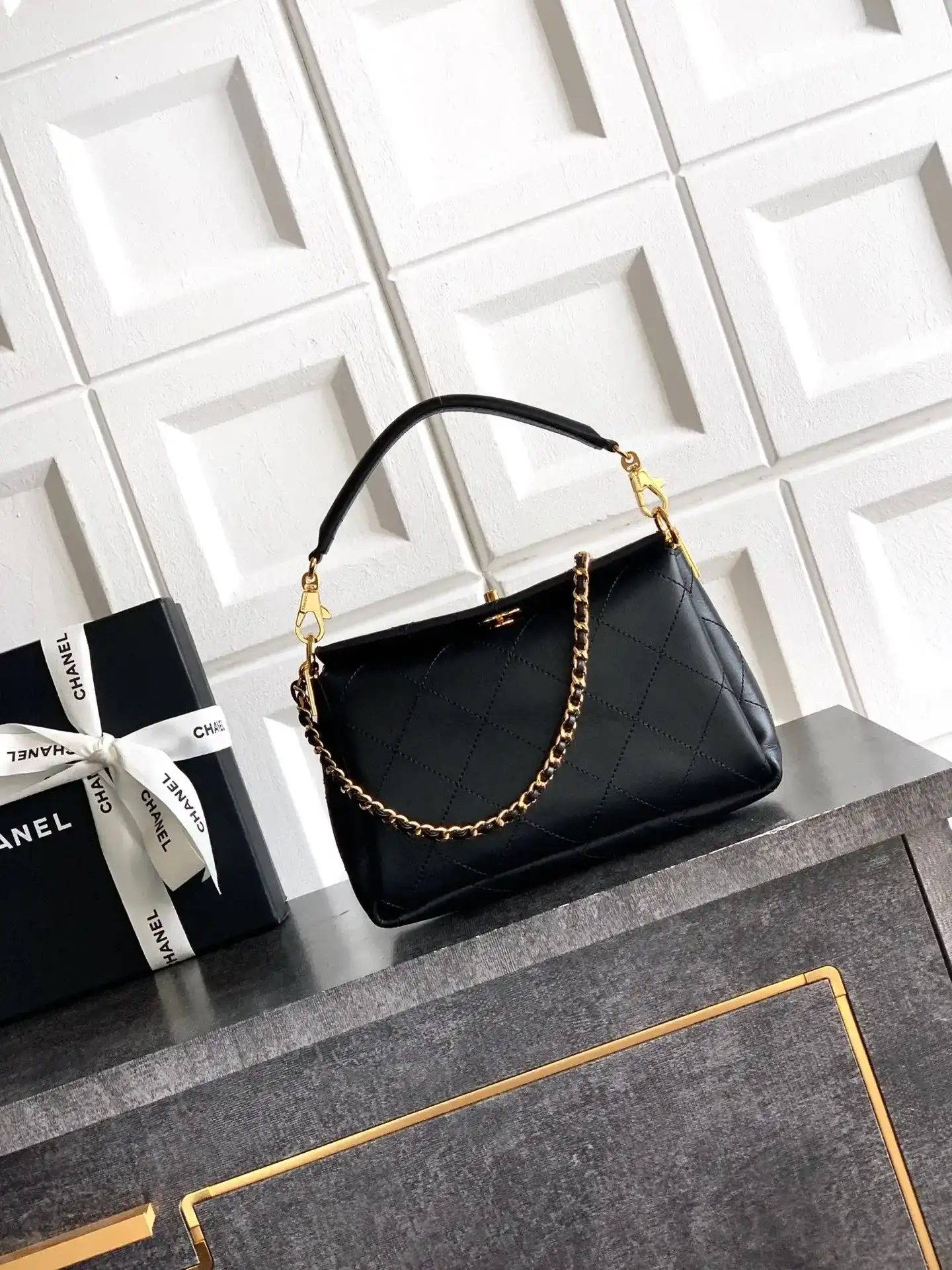 Chanel Quilted Leather Hobo Bag product photo from LabelPicks