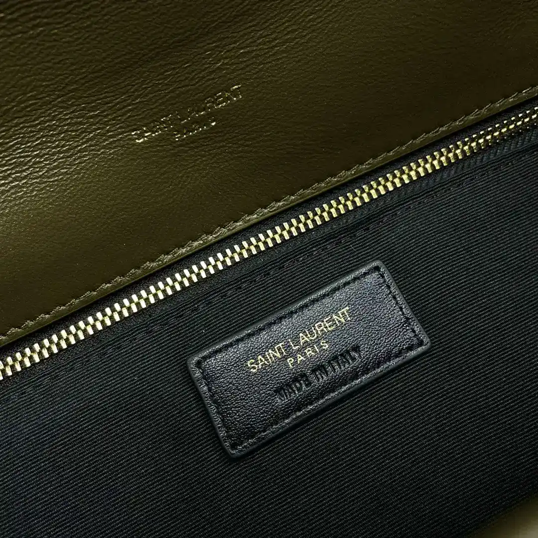 Saint Laurent Loulou Silver Quilted Leather Shoulder Bag product photo from LabelPicks