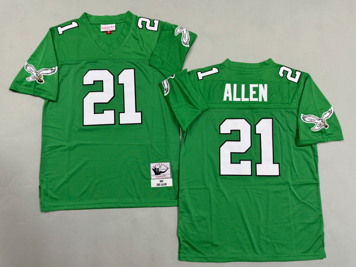 Eric Allen Philadelphia Eagles Authentic Throwback Retired Player Jersey